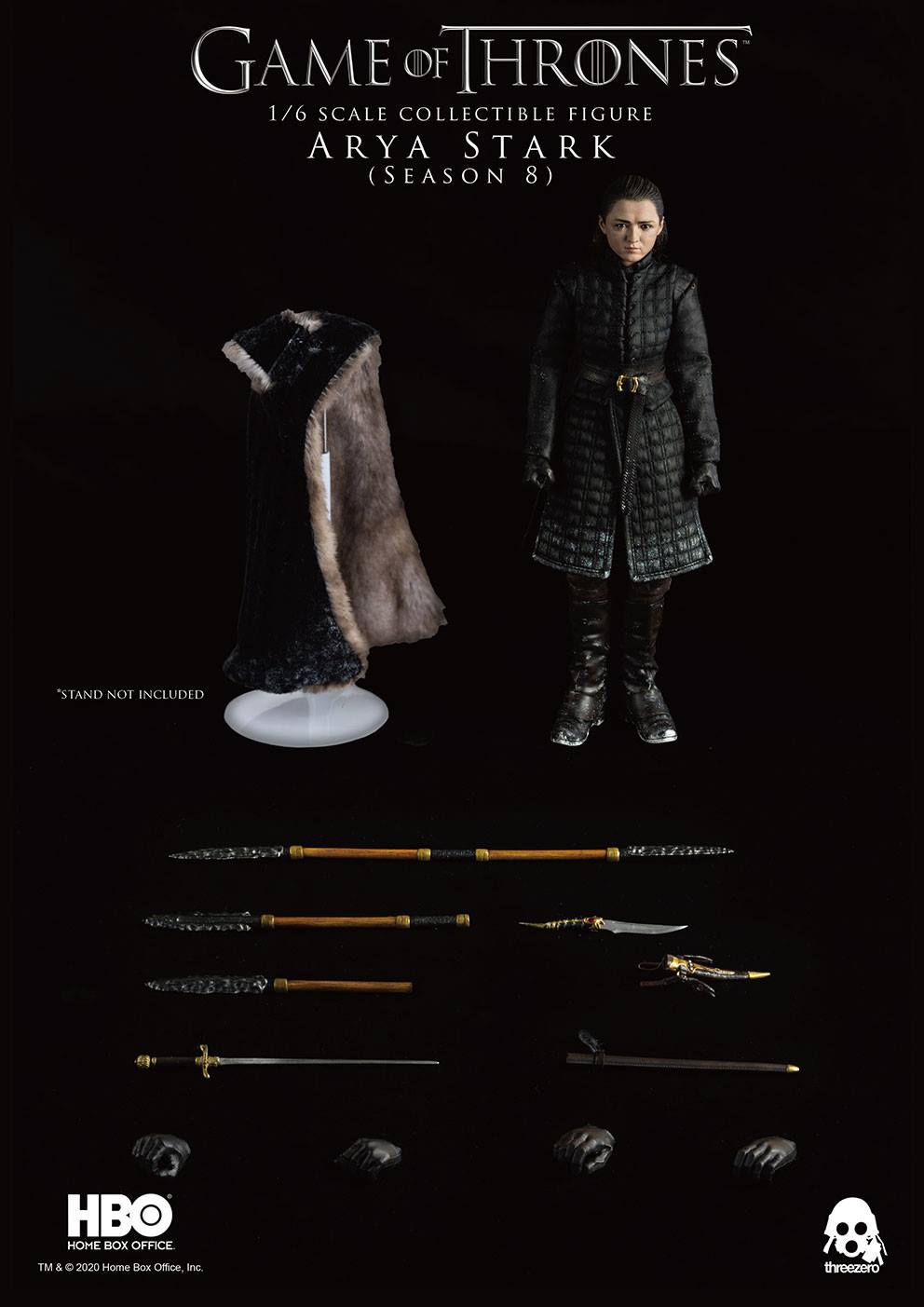 [สั่งจอง]ThreeZero 3Z0143 1/6 Game of thrones : Arya Stark