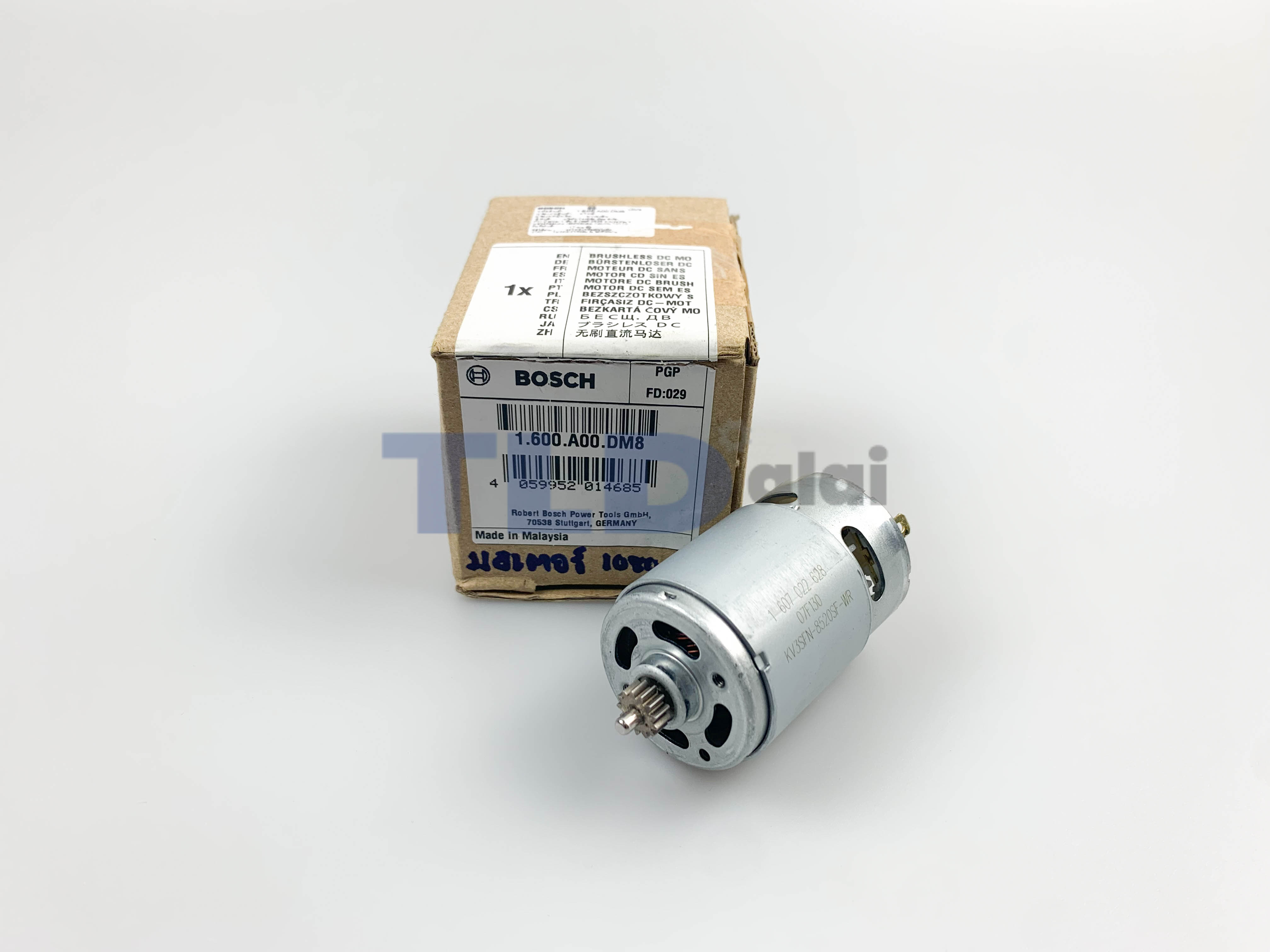 มอเตอร์สว่านไร้สาย (แท้) Bosch บอช รุ่น GSR120-Li, GSB120-Li, GSB1080-2-Li รุ่นเฟืองเล็ก สำหรับรหัสเครื่อง 3 601 9F3 0K0 เท่านั้น (1600A00DM8) (อะไหล่แท้100%)