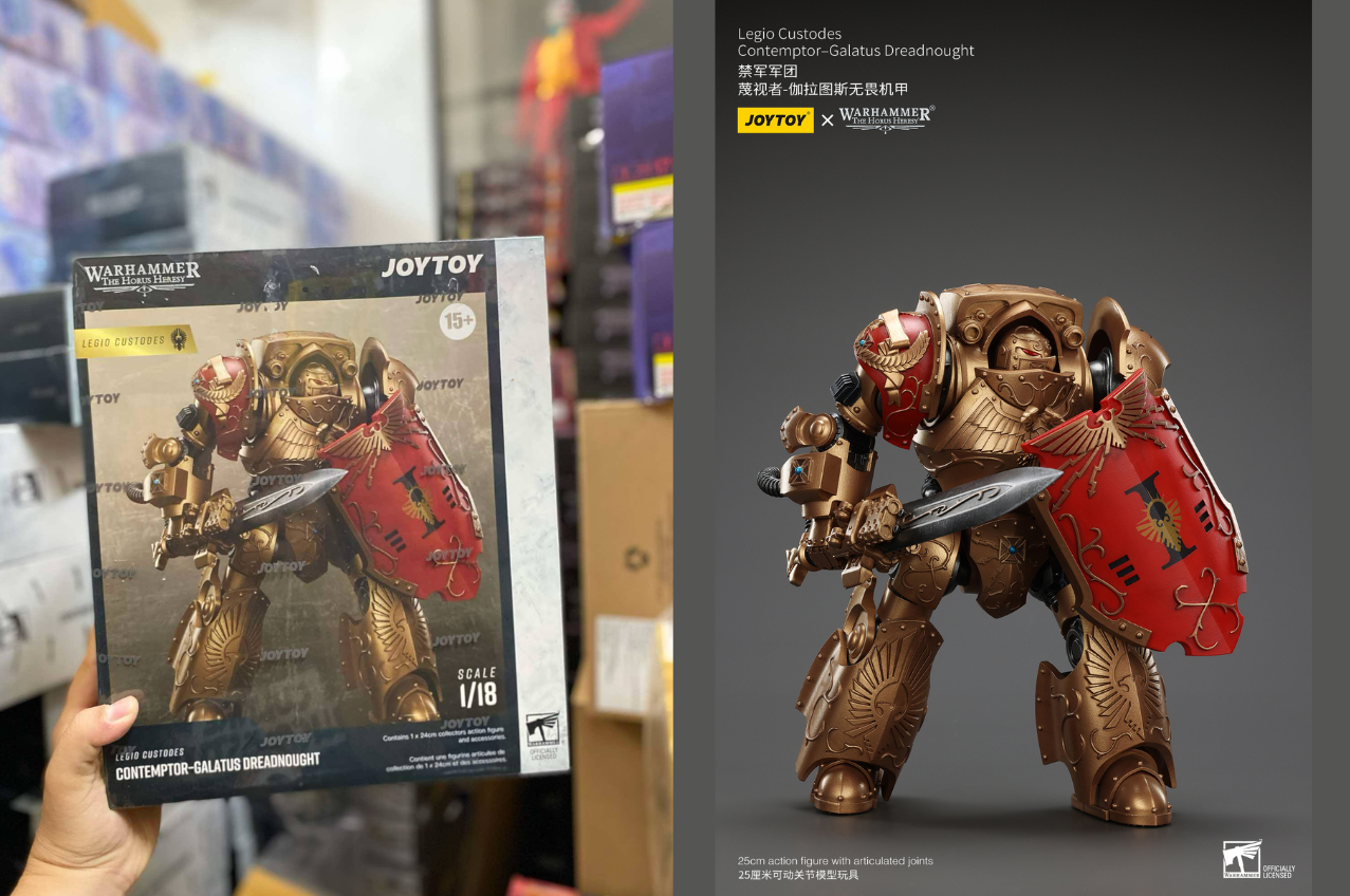 [พร้อมส่ง]"Joy toy 1/18 : Legio Custodes Contemptor- JT00805 : Galatus Dreadnought"