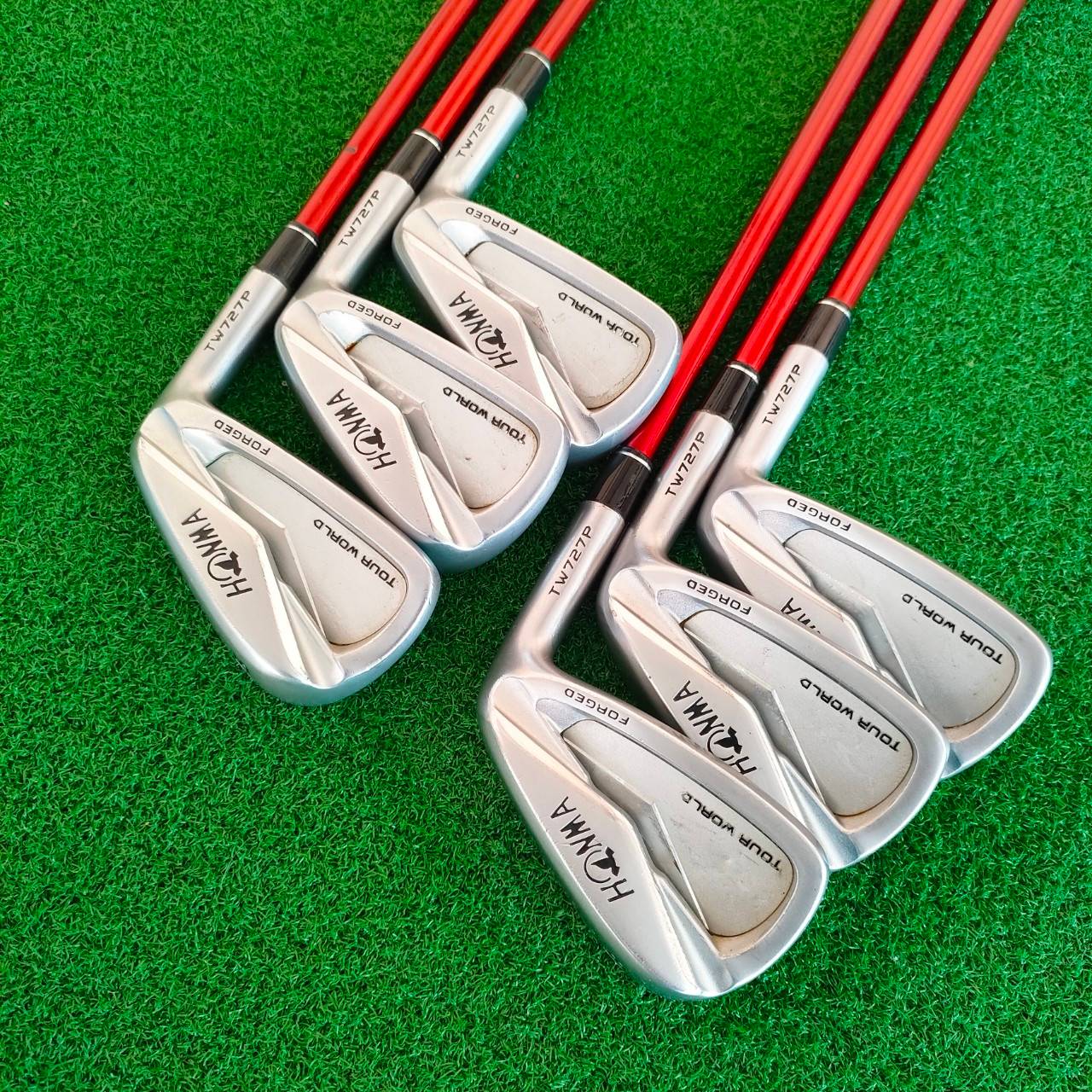 ชุดเหล็ก HONMA TOUR WORLD TW727P FORGED มีเหล็ก 5 -10 ทั้งหมด 6 ชิ้น ก้าน BASSARA FLEX R ชุดนี้ก้านโมสุดแพงครับ