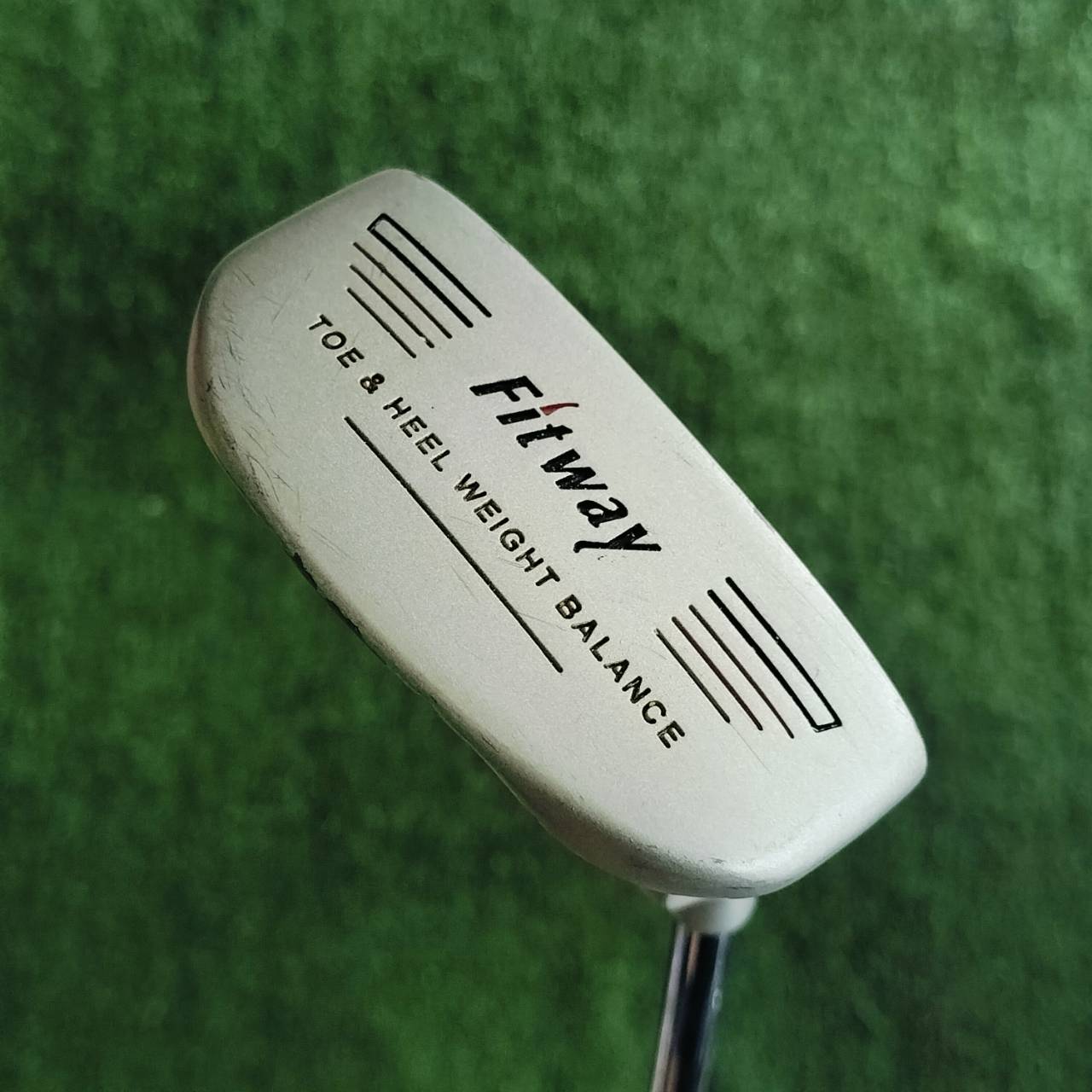 PUTTER FITWAY ทรงมอลเล็ต ความยาว 34 นิ้ว สภาพสวยเดิม เป็นแบบบล๊านซ์ TOE - HEEL พัตต์ง่ายมาก นิ่งมาก ชดเชยสูง ไม้กอล์ฟพรีเมี่ยมมือสอง ของแท้ By NakaraLuxurious