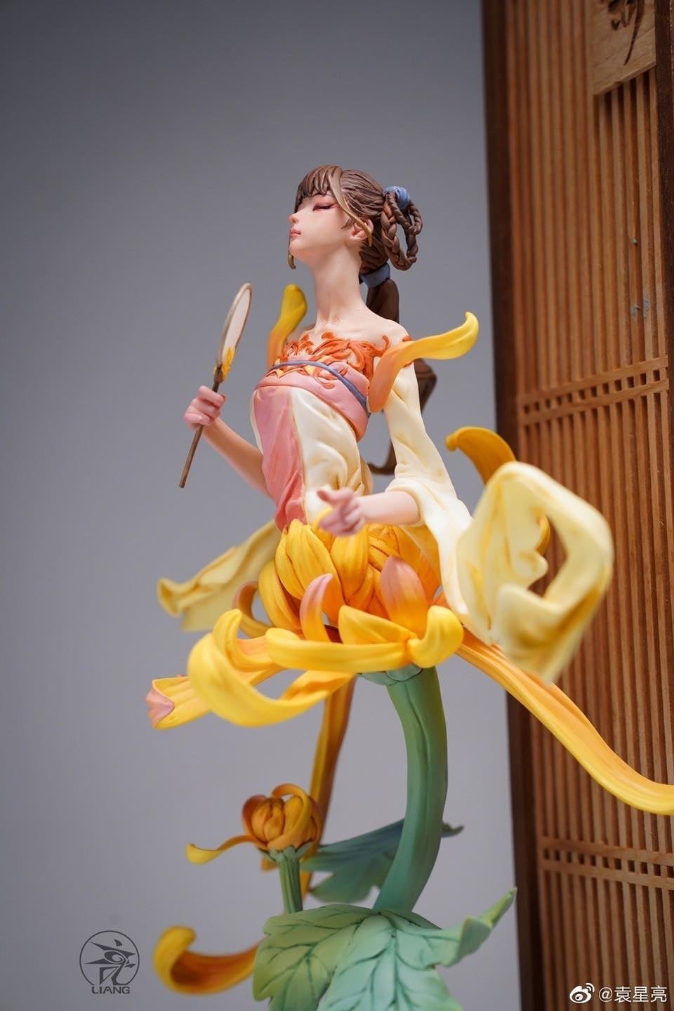 [สั่งจอง]Yuan Xing Liang : Chinese Ladies Plum, Orchid, Bamboo , Chrysanthemum (Painted Version)