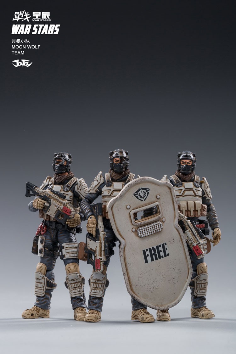 [พร้อมส่ง] JOYTOY JT0081 1/18 WAR STARS MOON WOLF TEAM