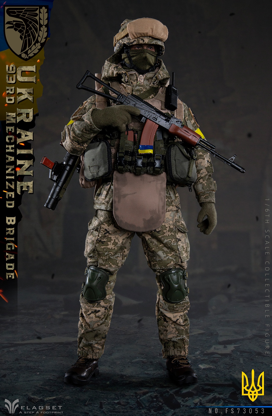 [พร้อมส่ง] FLAGSET FS-73053 1/6 : Ukraine 93rd Mechanized Brigade - Anti tank gunner
