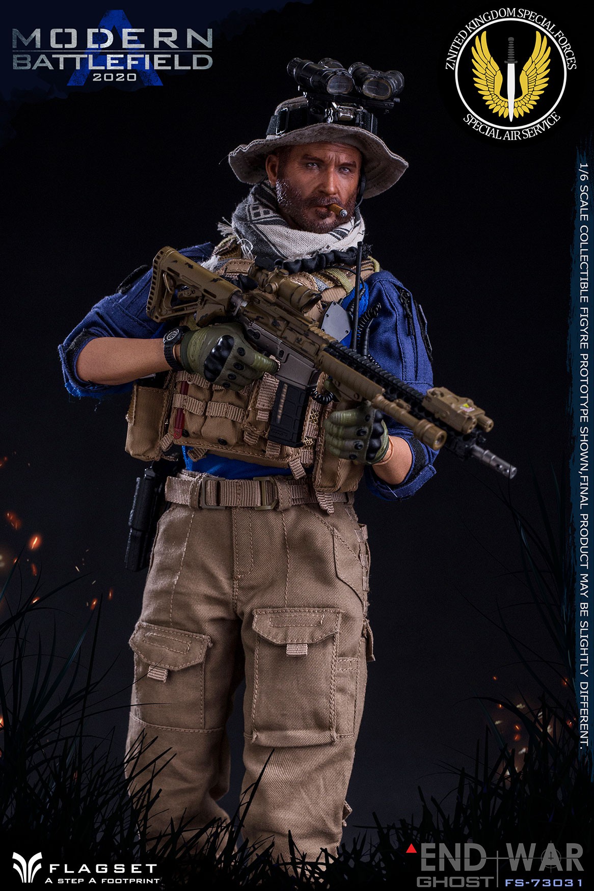 [สั่งจอง] FLAGSET FS-73031 1/6 : End War Ghost Modern Battlefield 2020 A [Reissue]