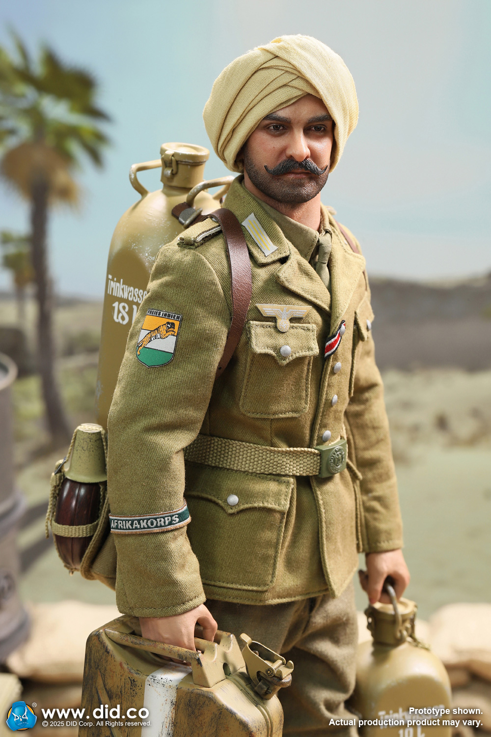 [สั่งจอง]DID D80185 1/6 : WWII German Africa Corps Supply Duty -Ishaan & Panzer Commander - Stauffenberg