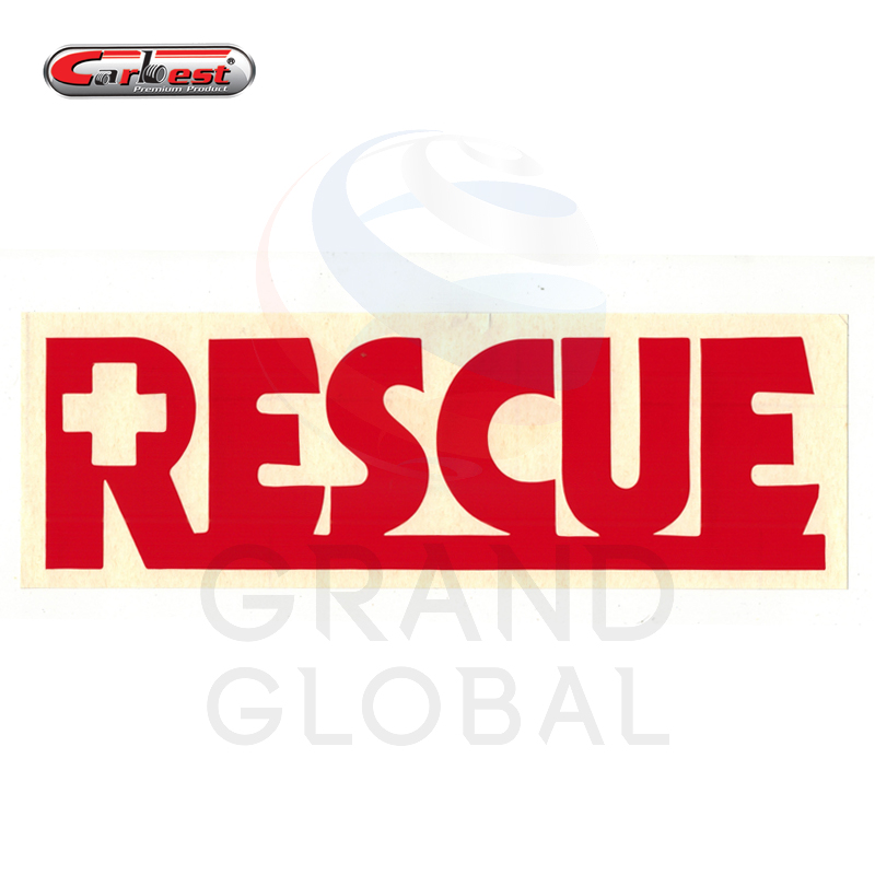 CAR BEST สติกเกอร์ประดับยนต์ ลาย RESCUE