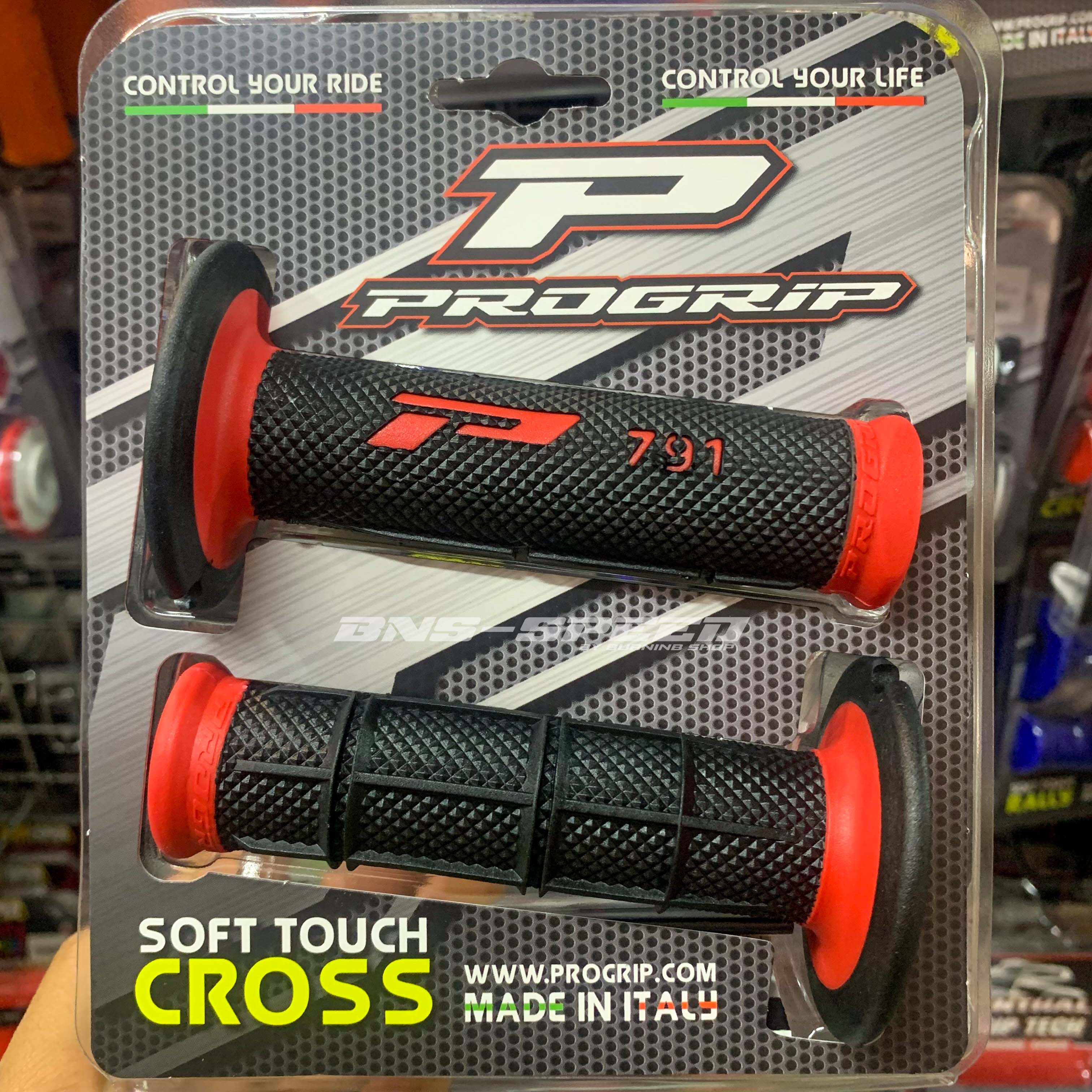 ปลอกแฮนด์ Progrip รุ่น 791 สีดำ/แดง