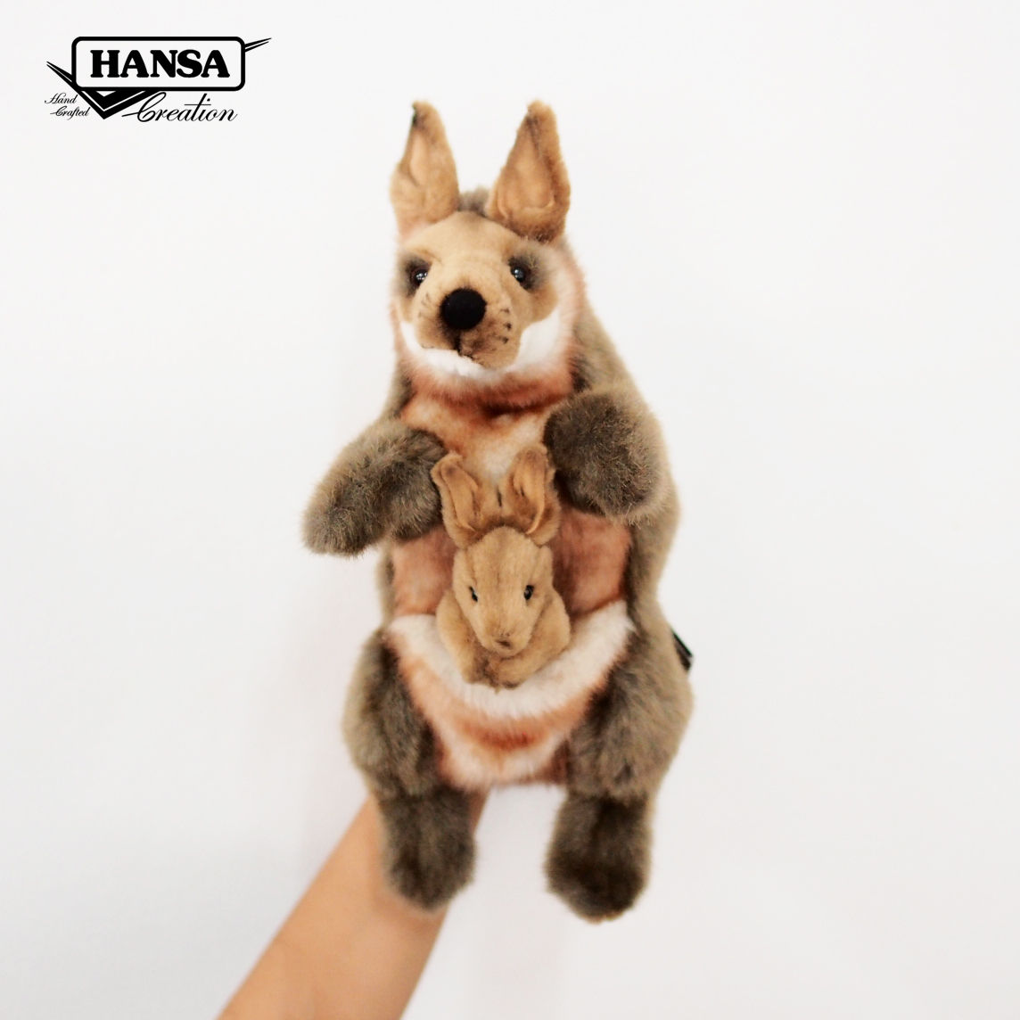 4026 Kanga Hand Puppet 29 cm.H