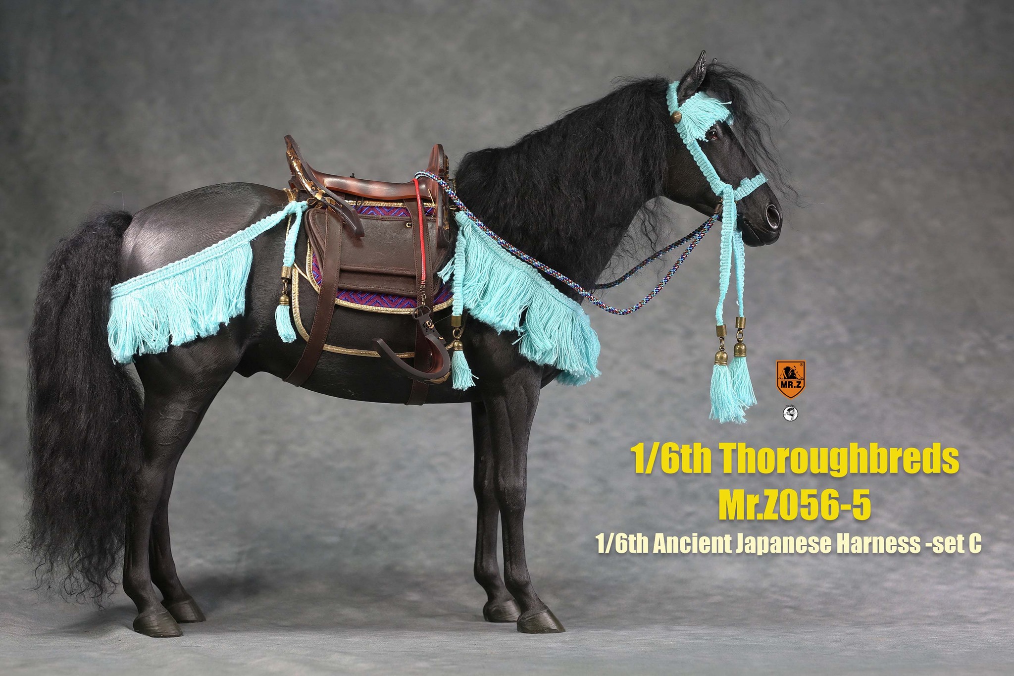 [สั่งจอง]MR.Z MRZ056 1/6 animal model No.56 : Thoroughbreds （all 5 colours） MR.Z 1/6 : Ancient Japanese Harness Set
