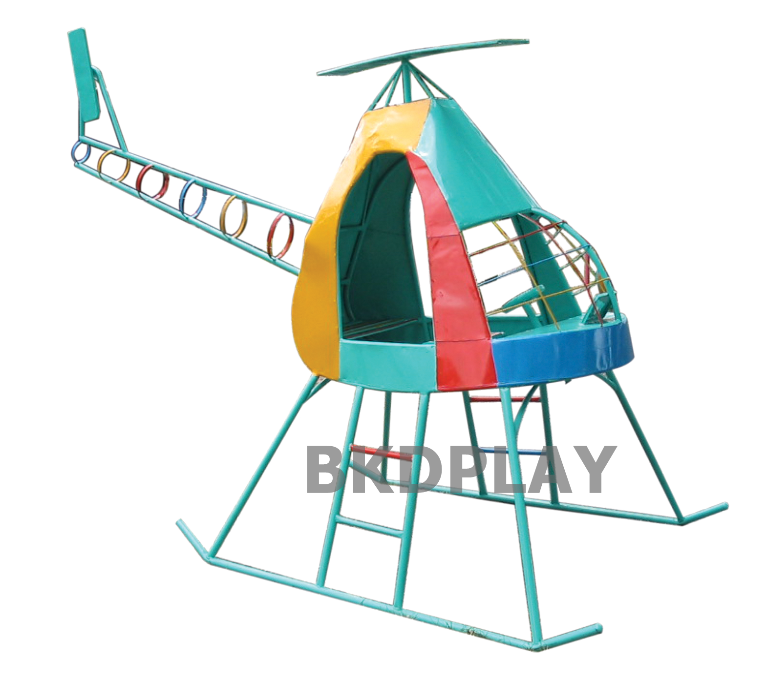 เครื่องเล่นสนาม กลางแจ้ง เหล็ก เฮลิคอปเตอร์ Outdoor Playground, ราคาโรงงาน สินค้าสั่งทำ 7-15 วัน