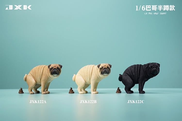 [สั่งจอง] JXK JXK122 1/6 : pug half squat