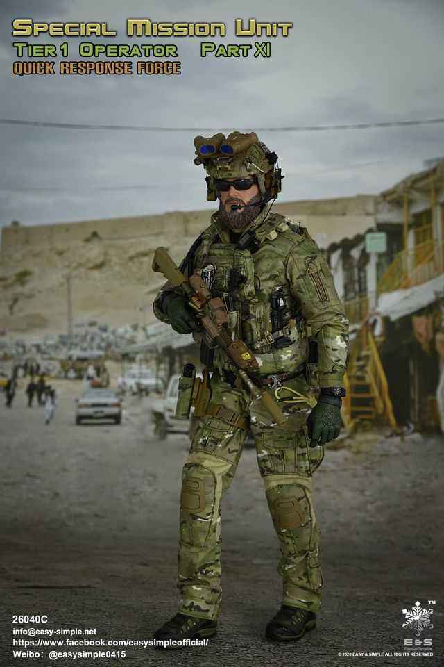 [สั่งจอง]Easy&Simple 26040C 1/6 : SMU Tier 1 Operator Part XI Quick Response Force