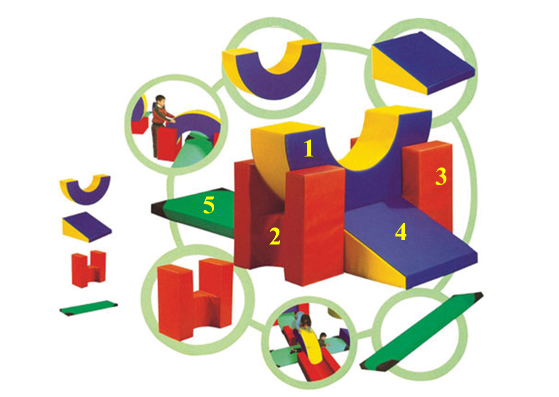 ชุดปีนป่ายหนังนุ่ม ตัวต่อพระจันทร์นุ่มนิ่ม 1 ชุด 5 ชิ้น,กระตุ้นพัฒนาการ กิจกรรมบำบัด กายภาพบำบัดเด็ก เสริมพัฒนาการกล้ามเนื้อมัดใหญ่ indoorplayground รับผลิตเครื่องเล่นในร่ม softplay ใช้ในโรงเรียนนอนุบาล ศูนย์พัฒนาเด็กเล็ก โรงพยาบาล