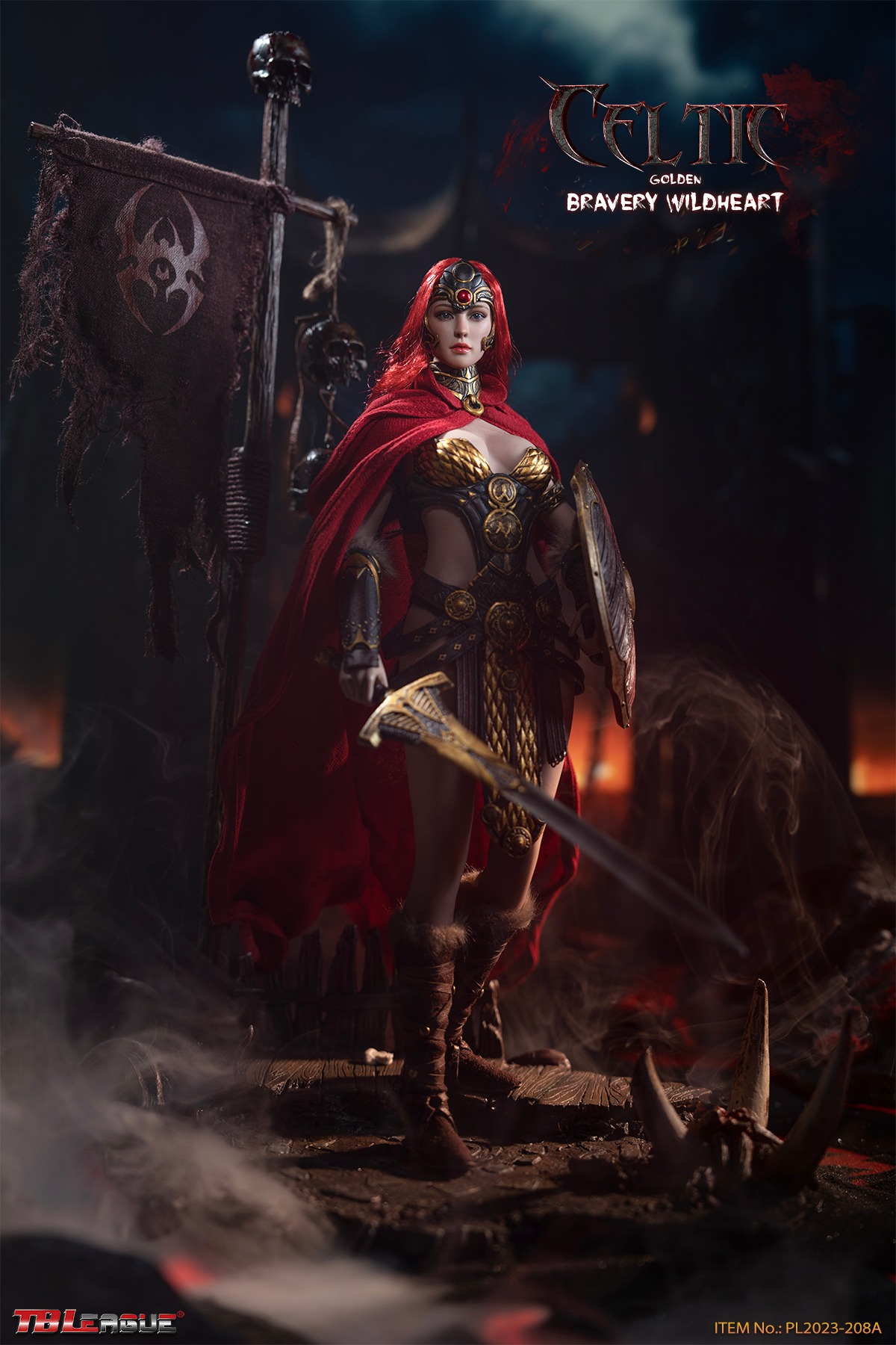 [สั่งจอง]TBLeague PL2023-208 1/6 : Celtic Bravery Wildheart