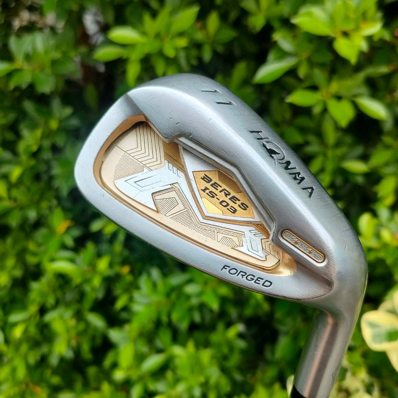 ชุดเหล็ก HONMA BERES IS-03 FORGED มีเหล็ก 6 7 8 9 10 11 ก้าน ARMRQ8 ก้านระดับ 2 ดาว ** FLEX R ชุดเหล็ก FORGED CAVITY สุดยอดพรีเมี่ยม จาก JAPAN SAKATA เป็นชุดเหล็กหน้าเด้ง!! ไม้กอล์ฟมือสอง ของแท้ BY NakaraLuxurious