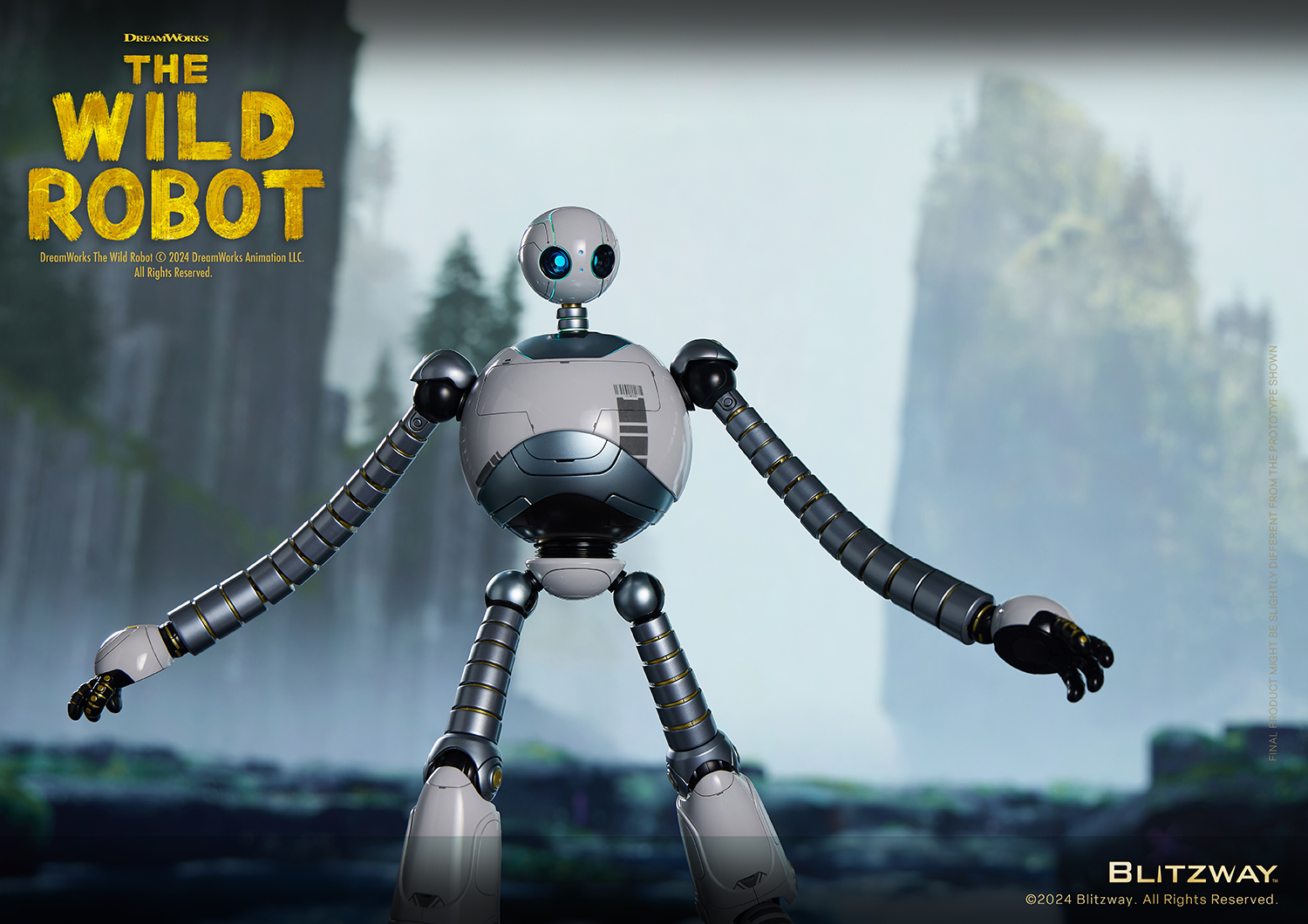 [สั่งจอง] Blitzway BW-CA-11601 : Carbotix Series - The Wild Robot (30Cm)