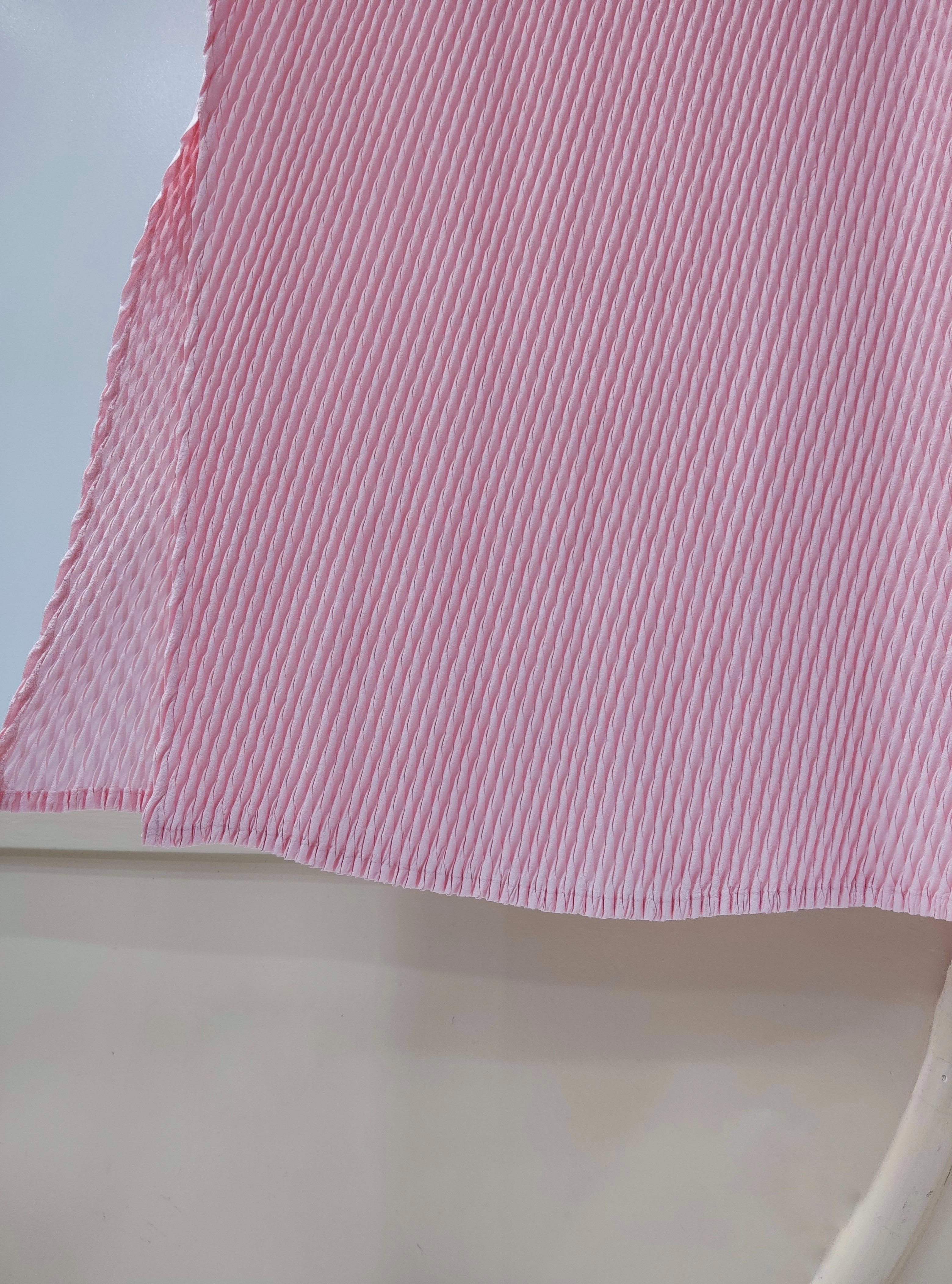 2MUAY รุ่น GJO1349 เดรสอัดพลีทคุณภาพ SLEEVELESS DOUBLE PLEATED DRESS 7 สี FREE SIZE