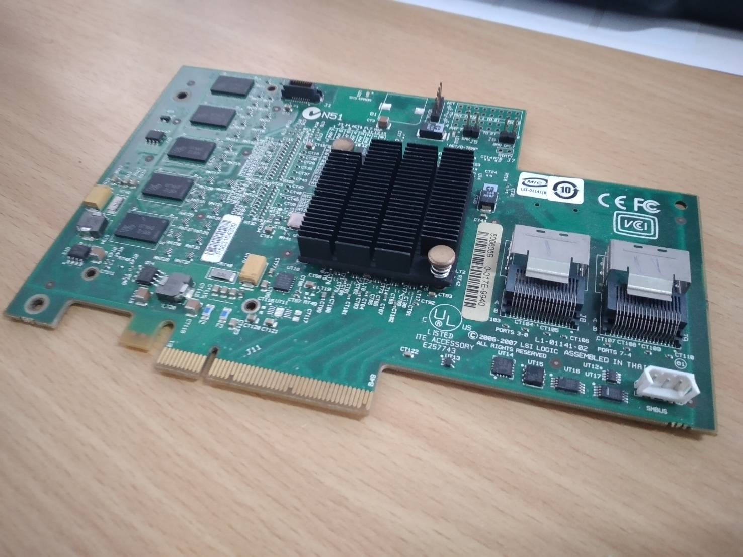 IBM LSI MR SAS 8708E 43W4297 SAS Controller (No Bracket , No Batt)