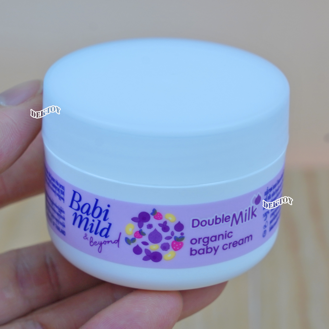 Babimild เบบี้มายด์ ครีม ดับเบิ้ลมิลค์ โปรตีน พลัส 50 กรัม สีม่วง