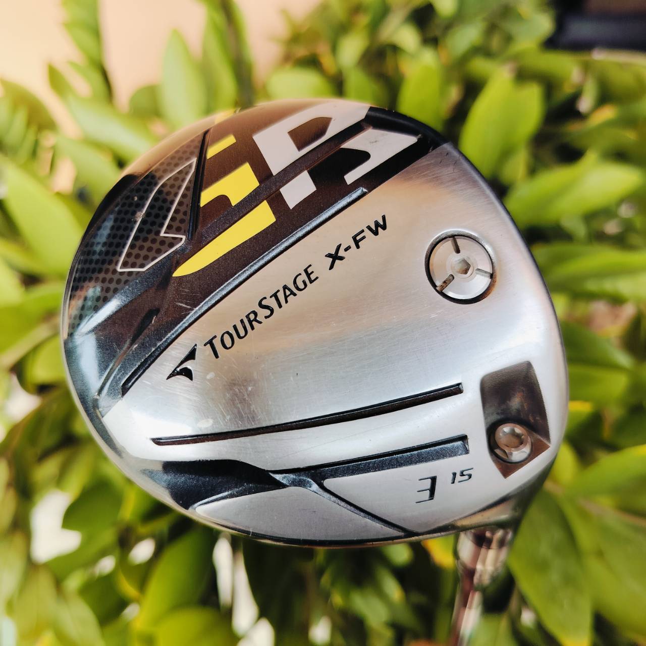 FW3 TourStage GR X-FW ก้าน TOUR AD B14-03W FLEX S ก้าน กริพ หัว สีโทนเหลือง หล่อมมากค่ะ สภาพดี ตีสุด กระดองเคฟล่าพรีเมี่ยม ไม้กอล์ฟพรีเมี่ยมมือสอง ของแท้ By NakaraLuxurious