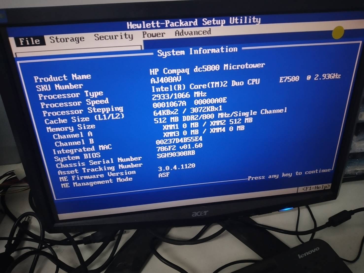 HP DC 5800 Tower เครื่องคอมราคาไม่ถึงพัน สำหรับทำงานออฟฟิต