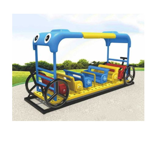 เครื่องเล่นสนาม, ไวกิ้งรถไฟหรรษาหน้าการ์ตูน ของเล่นเด็ก ของเล่นเสริมพัฒนาการ พร้อมส่ง