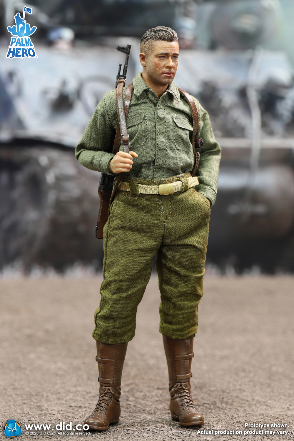 [พร้อมส่ง ]DID XA80019 1/12 : Palm Hero Series 2nd Armored Division “Hell On Wheels” – SSGT Donald