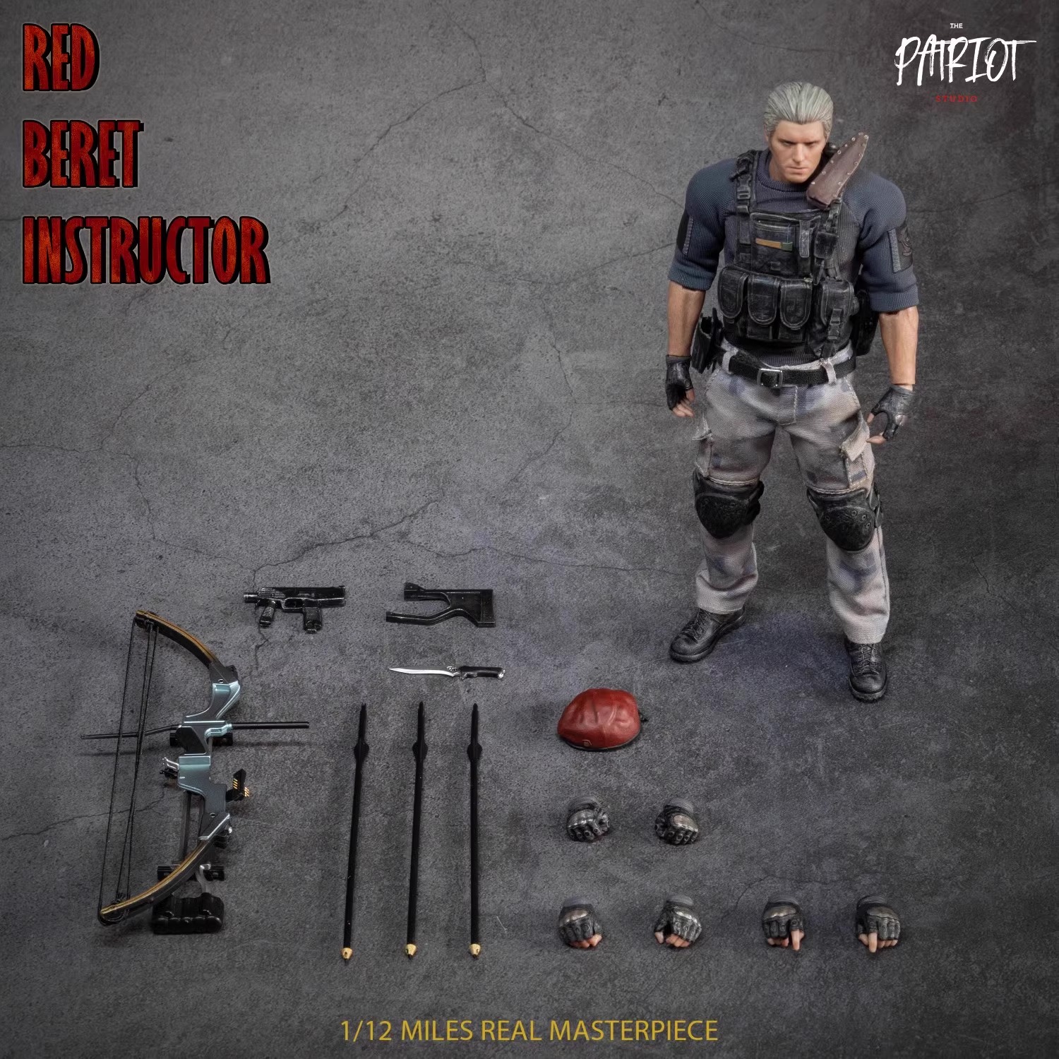 [สั่งจอง] Patriot Studio PA017 1/12 : Red Beret Instructor Type-A