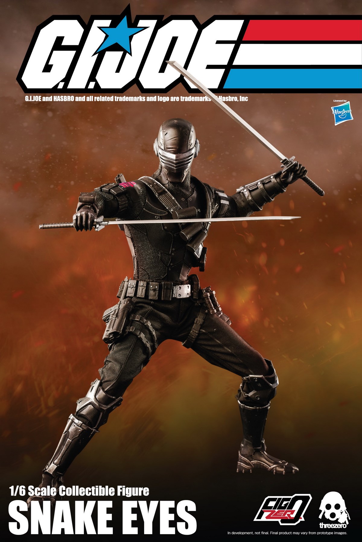 [สั่งจอง]ThreeZero X Habro 3Z0215 1/6 : G.I.JOE - Snake Eyes