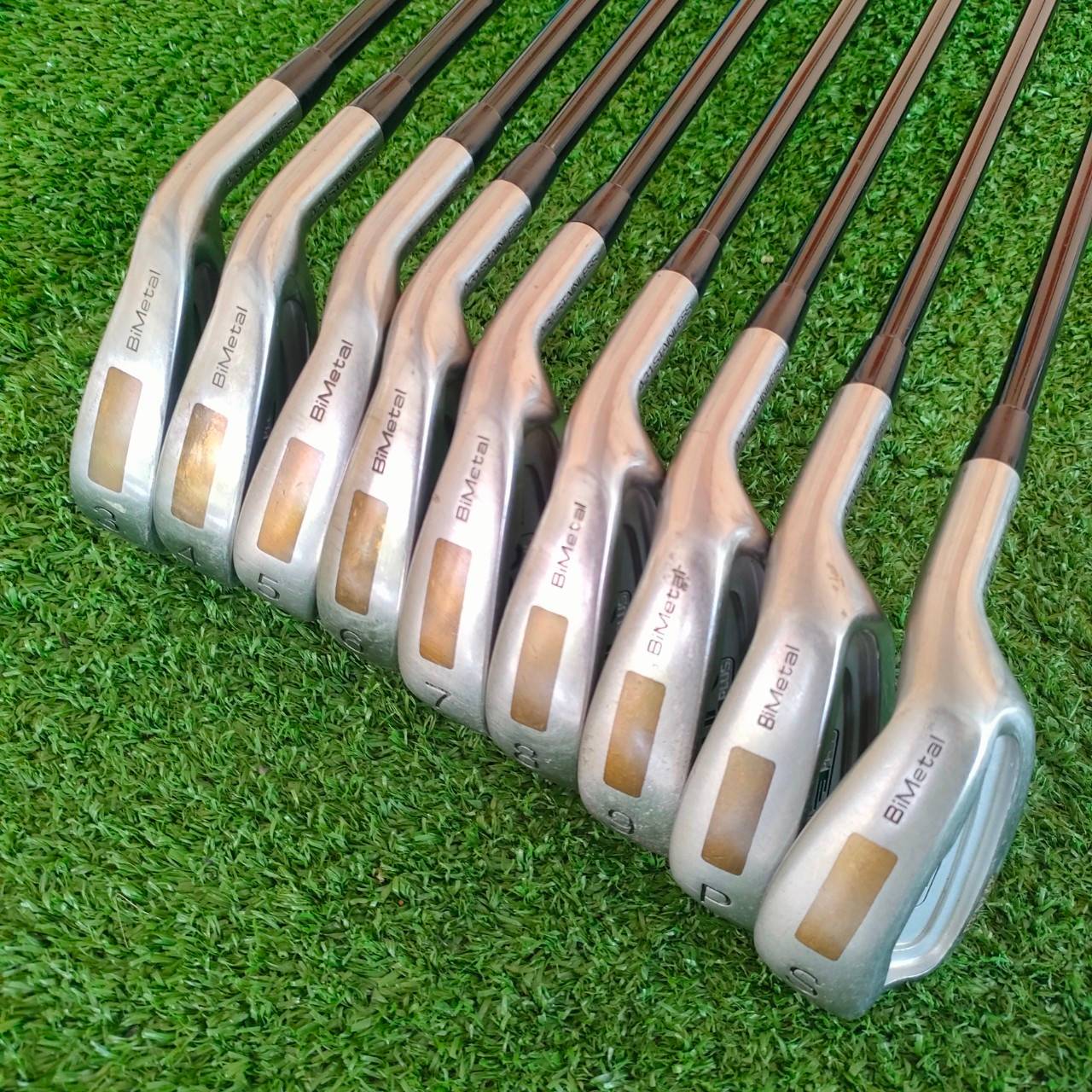 ชุดเหล็ก DUNLOP HPC PLUS LOW C/G DESIGN มีเหล็ก 3-9 เเละ PW SW ก้าน DUNLOP PROFESSIONAL SERIES สภาพสวยเดิม!! ไม้กอล์ฟมือสอง ของแท้ BY NakaraLuxurious