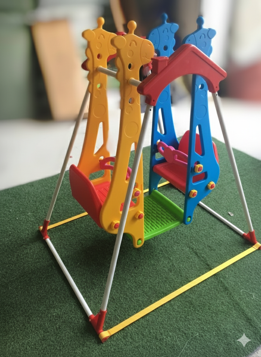 ชิงช้ายีราฟฝาแฝด , ชิงช้ายีราฟ ชิงช้า2ที่นั่ง ของเล่นเสริมพัฒนาการ ของเล่นเด็ก,เครื่องเล่นสนาม พร้อมส่ง