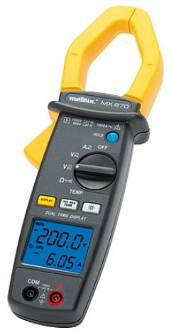 MX670, MX675 METRIX Clamp-On Multi-Meter แคลมป์มัลติมิเตอร์