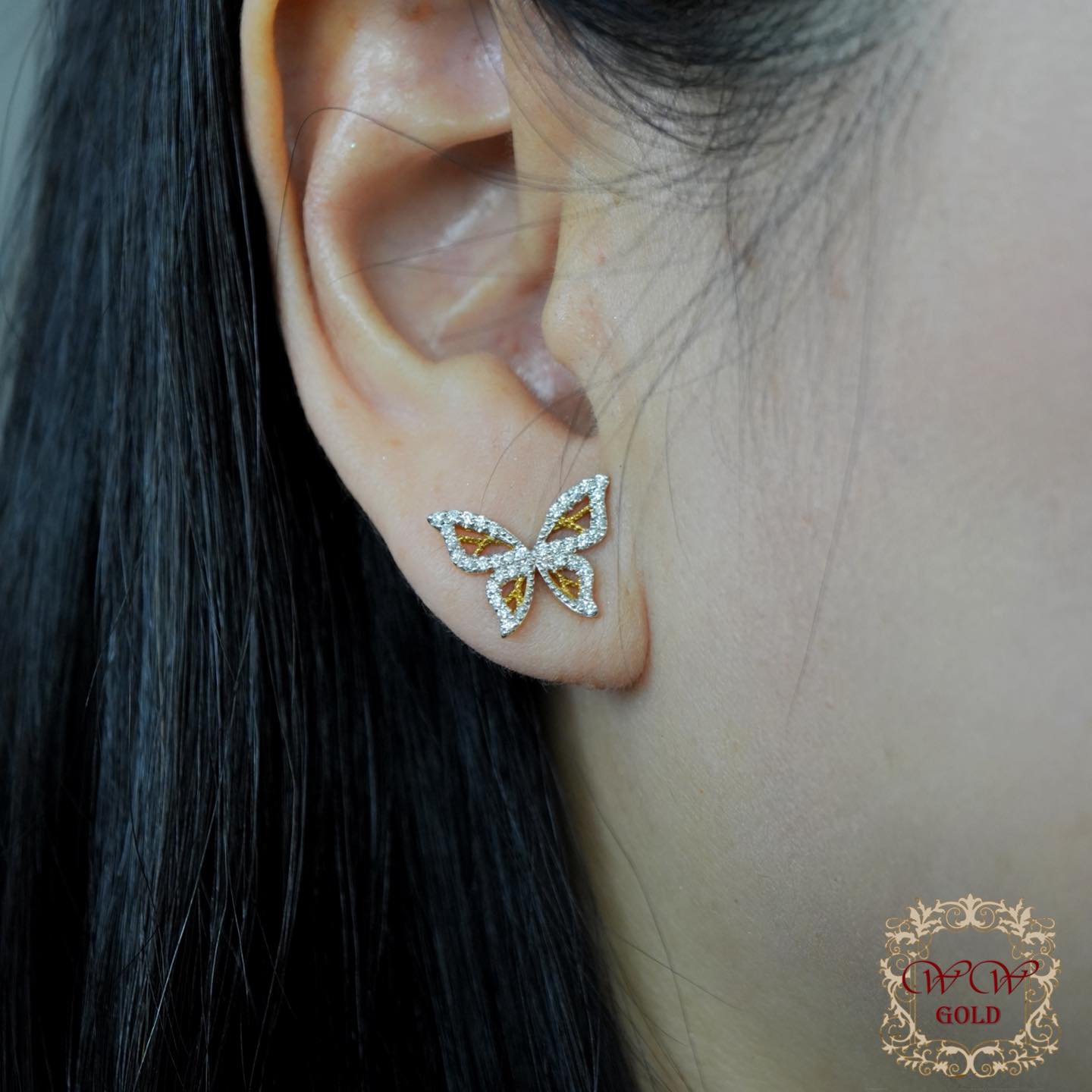 ต่างหูผีเสื้อ^^