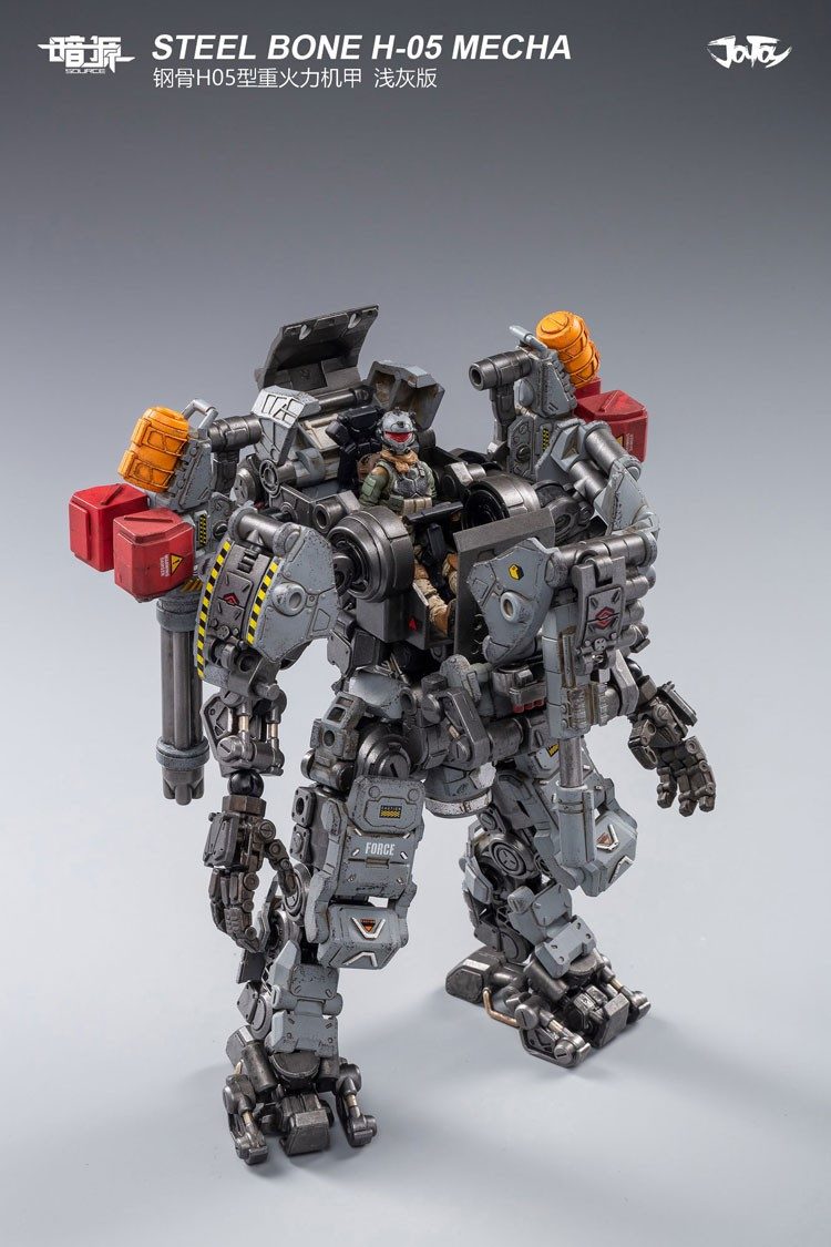 [สั่งจอง]JOYTOY JT0418 1/25 : STEEL BONE H-05 Heavy firepower MECHA (gray)