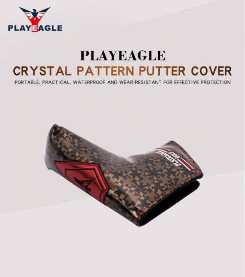 PLAYEAGLE CRYSTAL PATTERN PUTTER COVER MT036