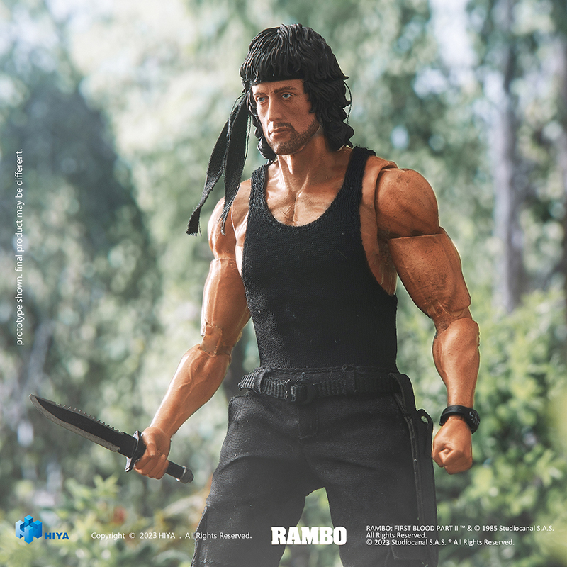 [พร้อมส่ง ] HIYA Toys EXQUISITE SUPER Series 1/12 : Rambo First Blood2 ESR0099