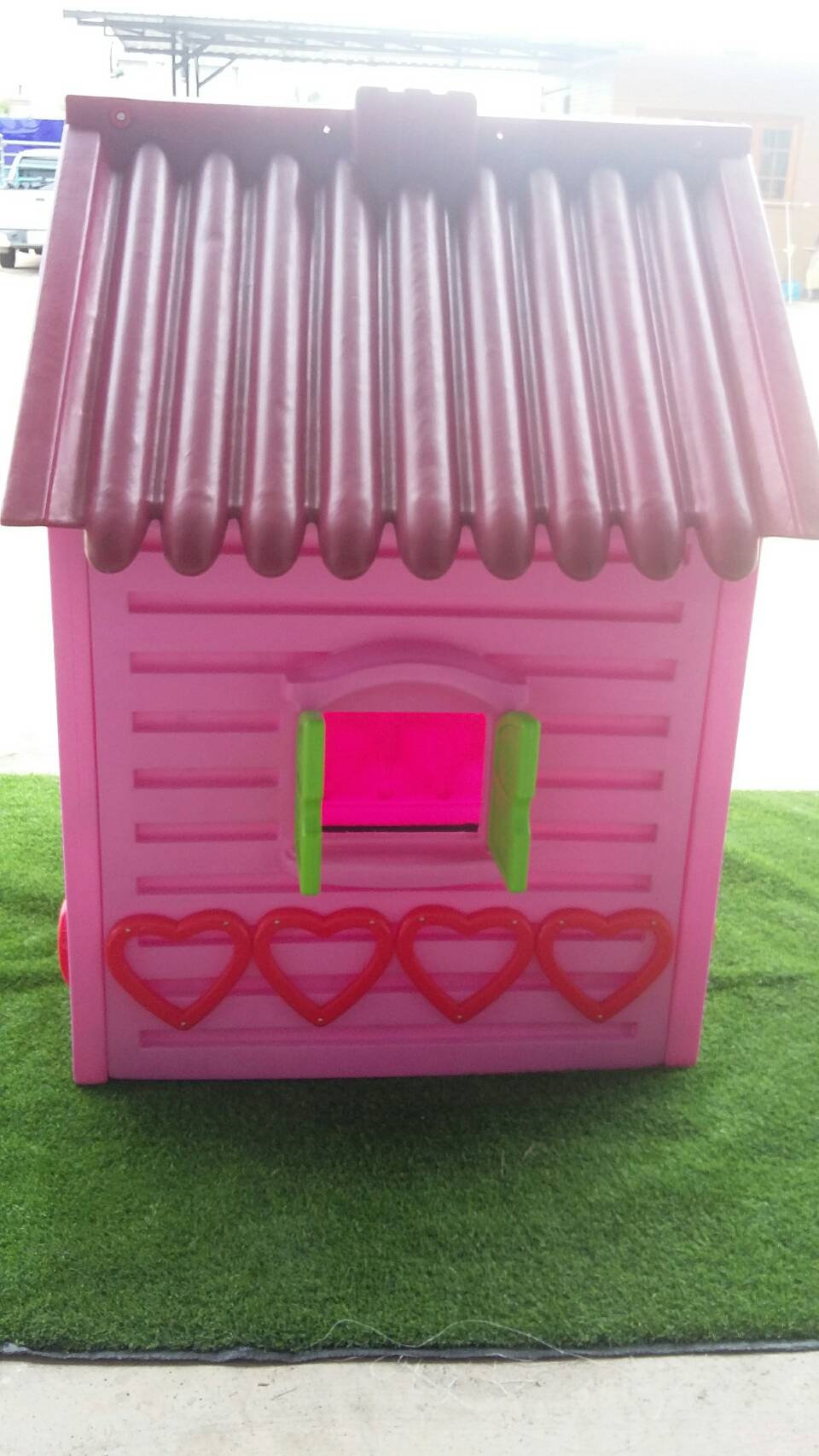 บ้านเจ้าหญิงสีชมพู บ้านของเล่น,บ้านชมพู , ของขวัญวันเกิดลูก ,เครื่องเล่นสนามในร่ม เครื่องเล่นสนามกลางแจ้ง พร้อมส่ง