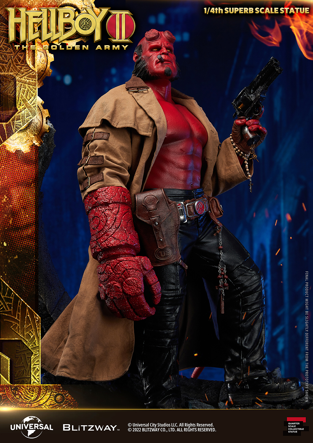 [สั่งจอง] Blitzway BW-SS-21301 1/4 : HELLBOY II - THE GOLDEN ARMY