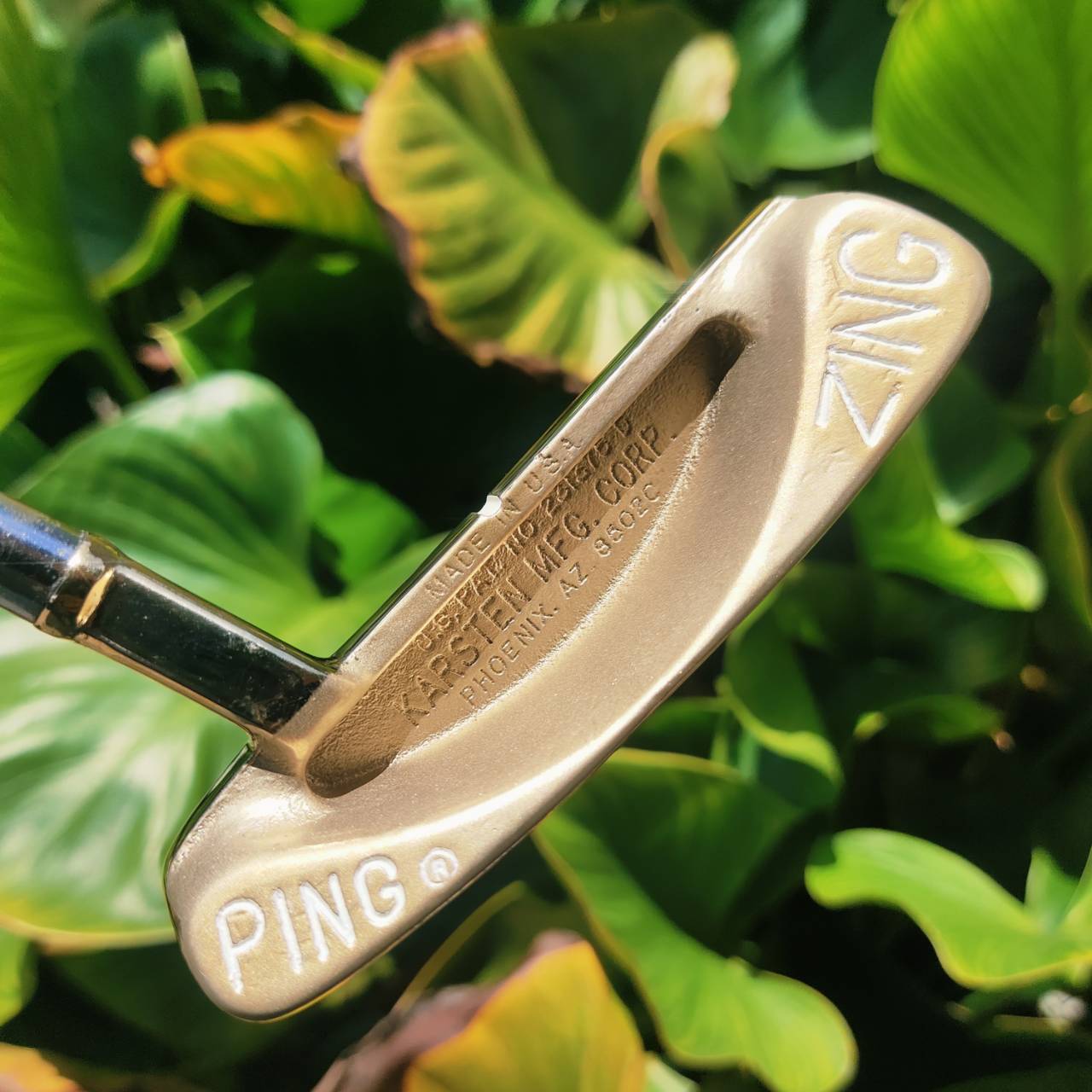 Putter PING ZING ทองเหลือง (Brass) ให้ฟีลลิ่งนุ่ม และเสียงตีชัดเจน