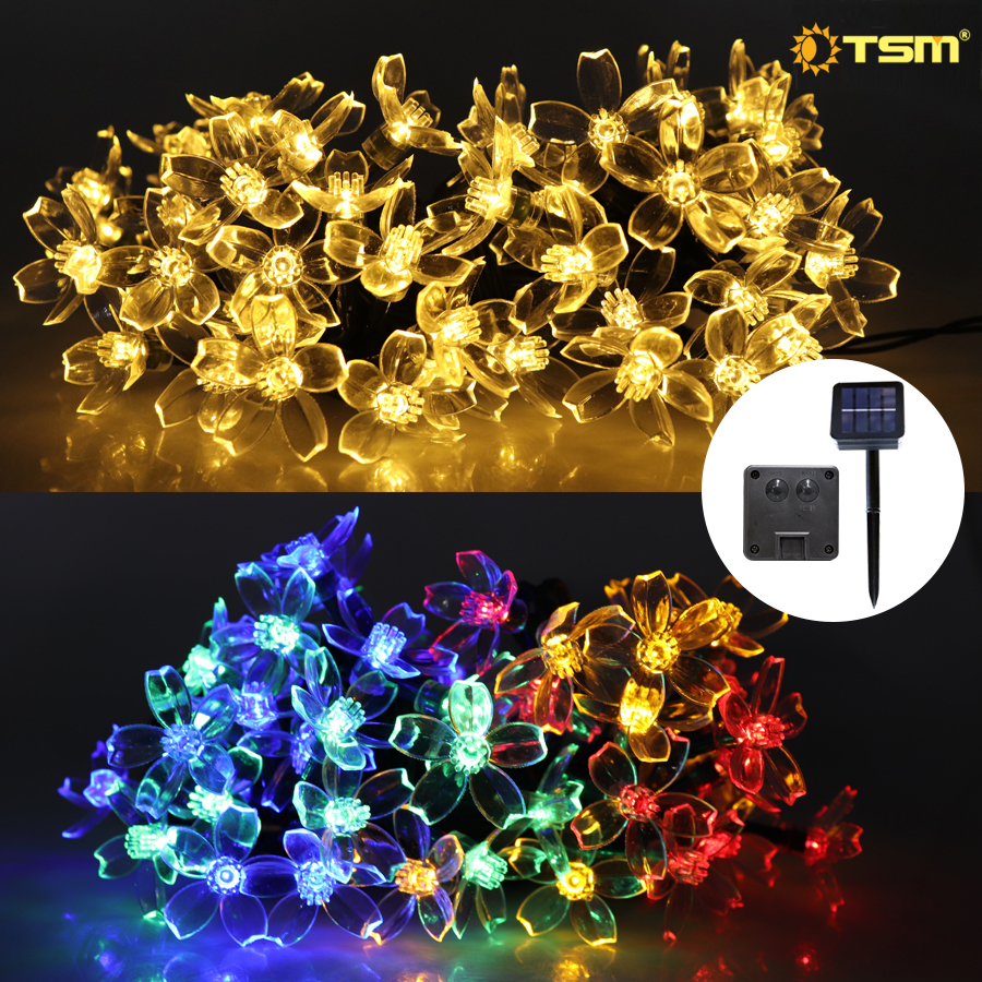 ไฟประดับ ไฟตกแต่ง โซล่าเซลล์ 30LED 8โหมด ยาว 6.5-10 เมตร กันน้ำ ไฟแต่งสวน ใช้พลังงานแสงอาทิตย์