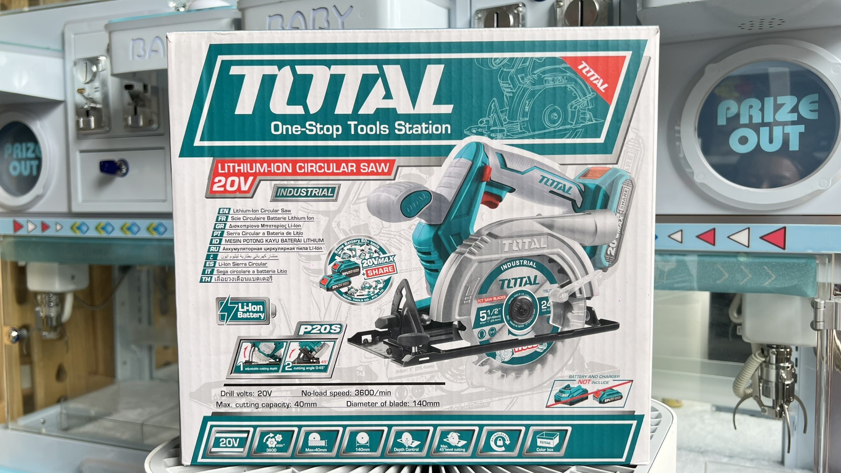 Total เลื่อยวงเดือนแบตไร้สาย 51/2 นิ้ว รุ่น TSLI1401