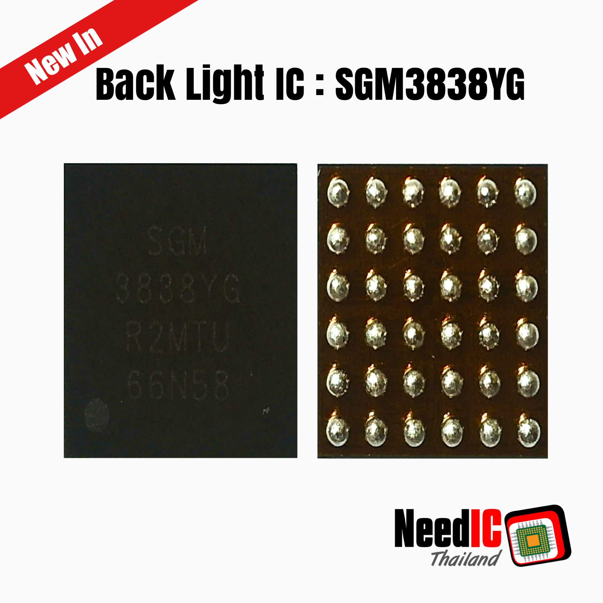 Back Light IC : SGM3838YG IC สำหรับ Oppo Reno 8T/Huawei Nova 9/Vivo Y81S