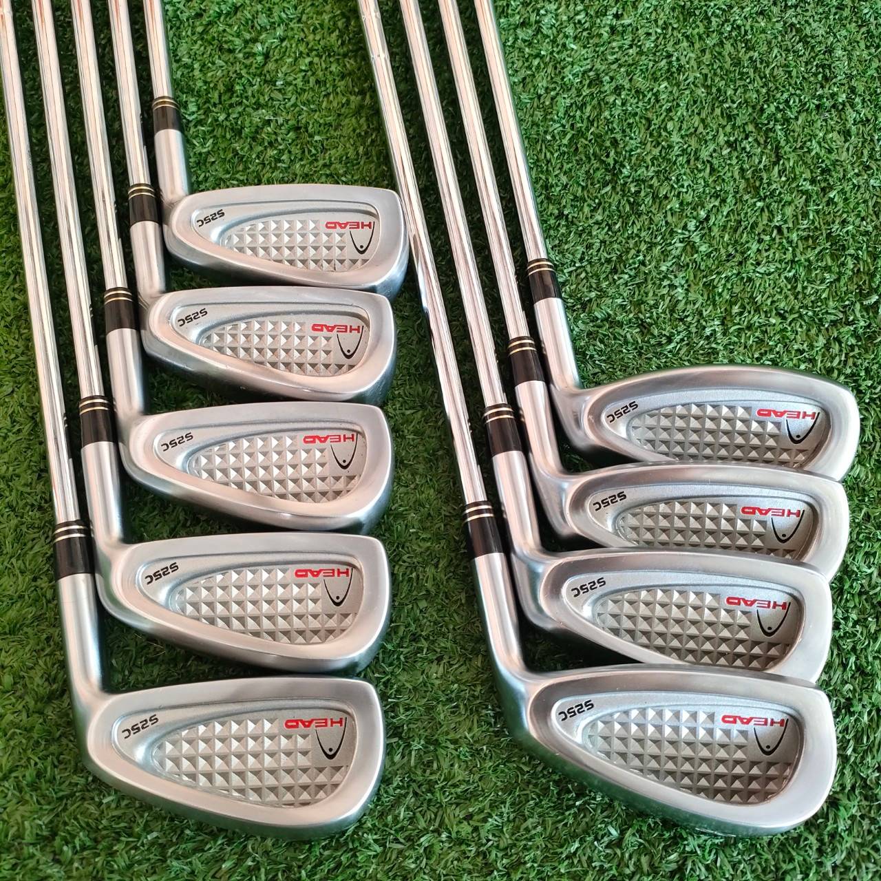 ชุดเหล็ก HEAD S25C มีเหล็ก 3-9 เเละ PW SW ก้าน NS.PRO 950 GH FLEX R สภาพสวย หัวเป็นวัสดุ FORGED สุดพรีเมี่ยม!! ไม้กอล์ฟมือสอง ของแท้ BY NakaraLuxurious