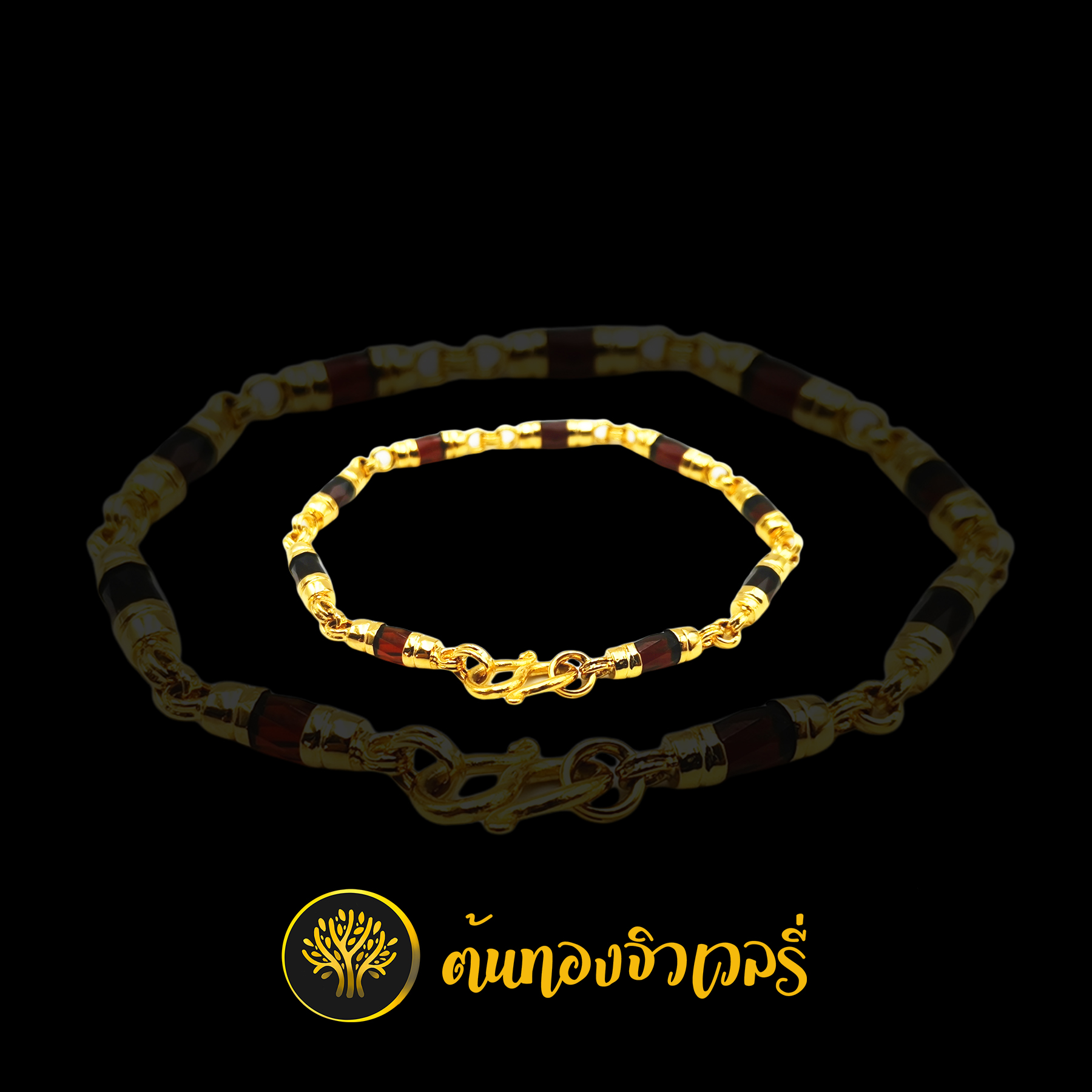 สร้อยข้อมือโกเมน