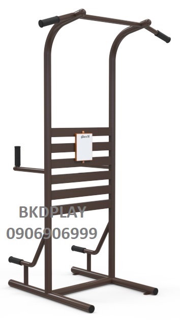 เครื่องออกกำลังกายกลางแจ้งผู้ใหญ่ ,บริหารแขน-หัวไหล่-หน้าท้อง (แบบบาร์โหน-ยกตัว-ดันข้อ), ลานกีฬาอเนกประสงค์ ,สวนสาธารณะ ,เทศบาล ,หมู่บ้าน ,ผลิตในไทย ,สั่งทำตามสีที่ต้องการได้ ขนาด 70x100x200 ซม.