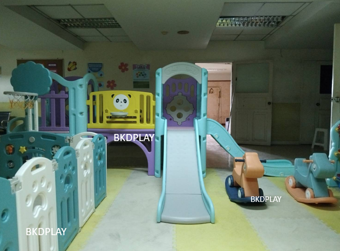 บ้านสไลเดอร์ สถานีแพนด้า2สไลด์ ,สไลเดอร์,บ้านของเล่น,เครื่องเล่นสนาม ของเล่นเด็ก พร้อมส่ง