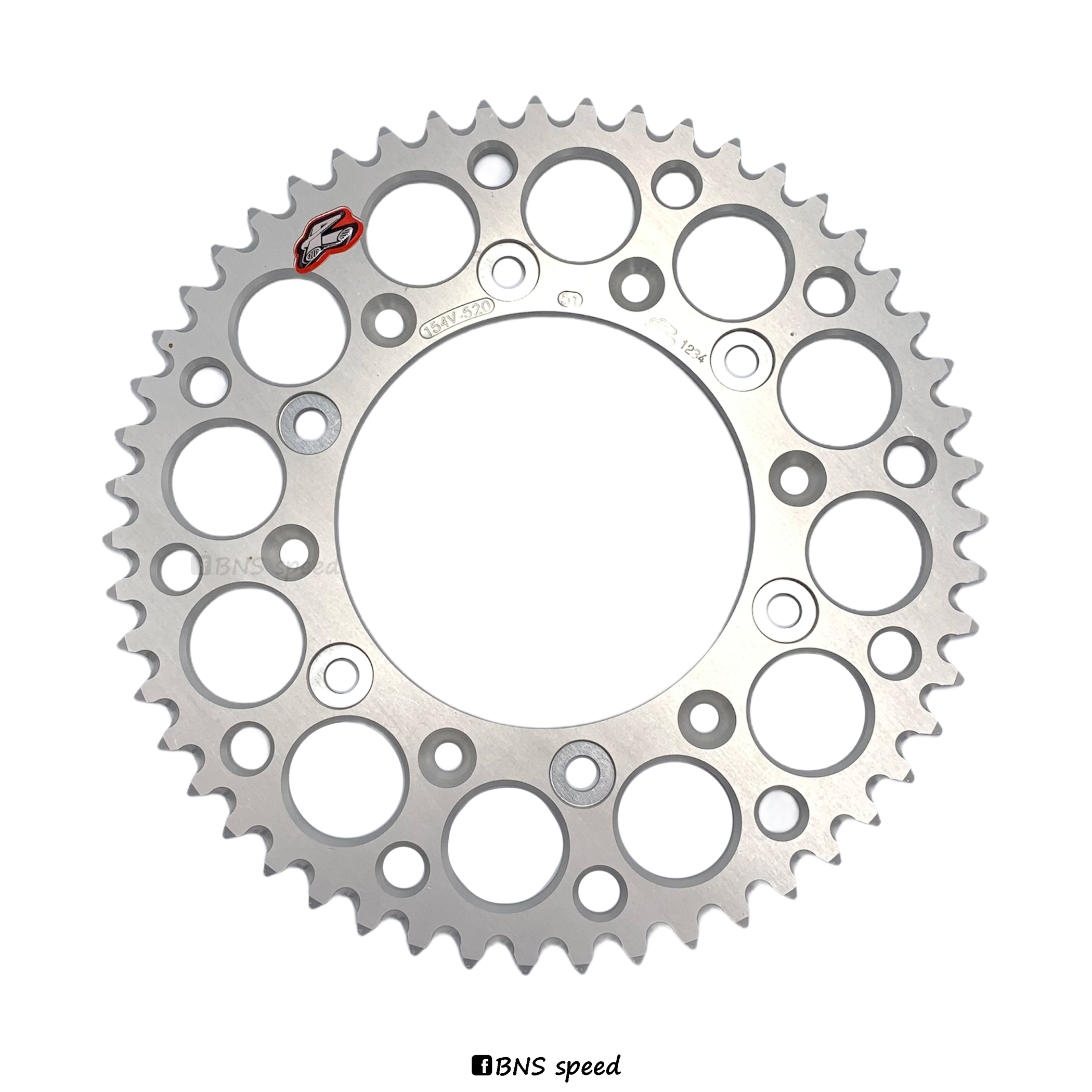 สเตอร์ Renthal Ultralight 520 - 51T CR/CRF/XR All - สีเงิน