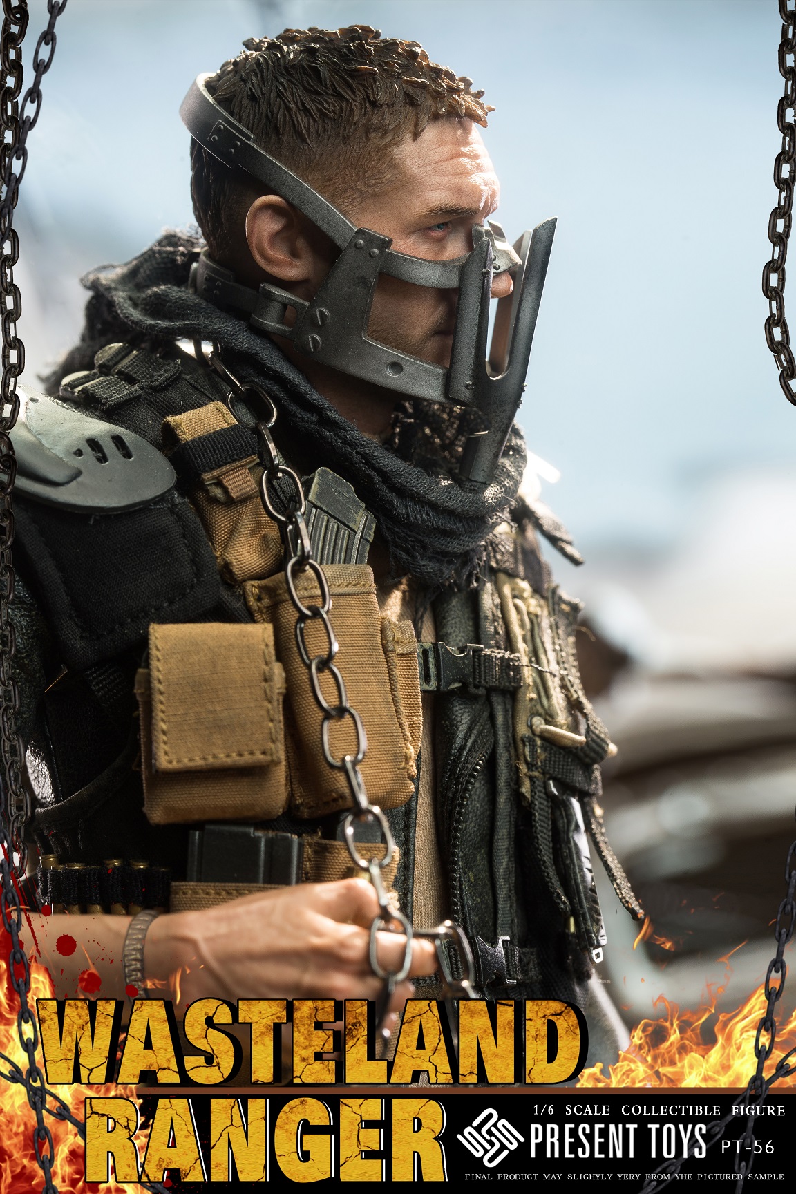 [พร้อมส่ง] PRESENT TOYS PT-sp56 1/6 : WASTELAND RANGER