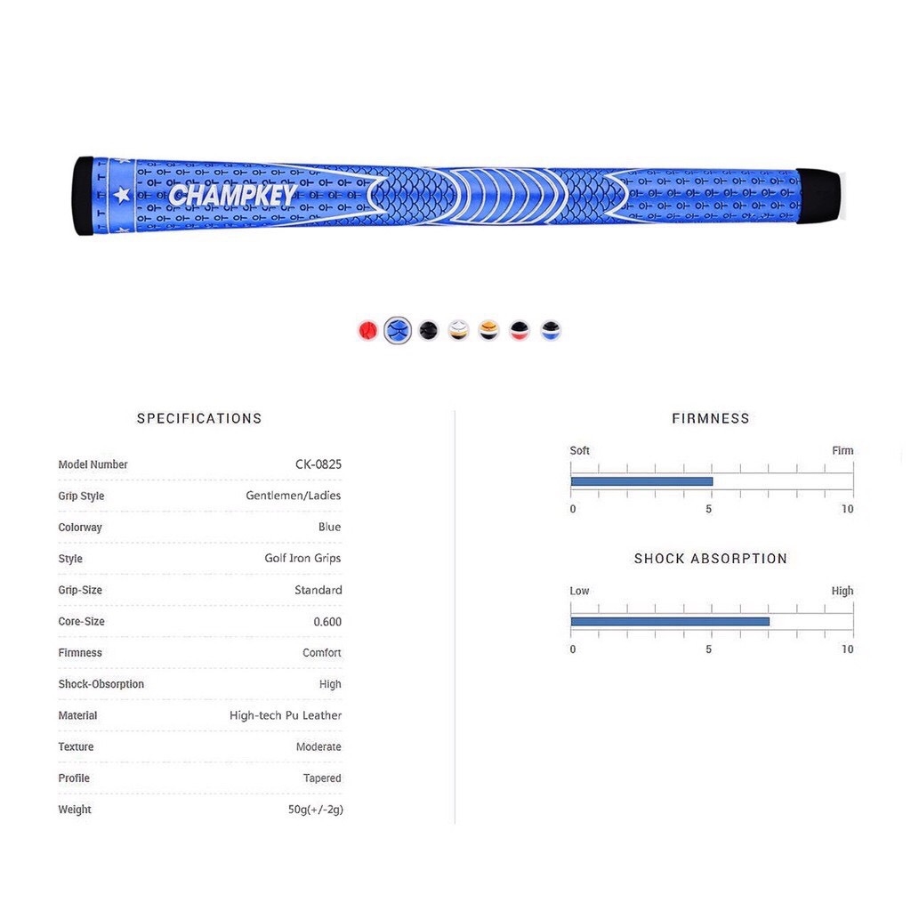กริฟไม้กอล์ฟพรีเมี่ยม GRIP CHAMPKEY GGC001